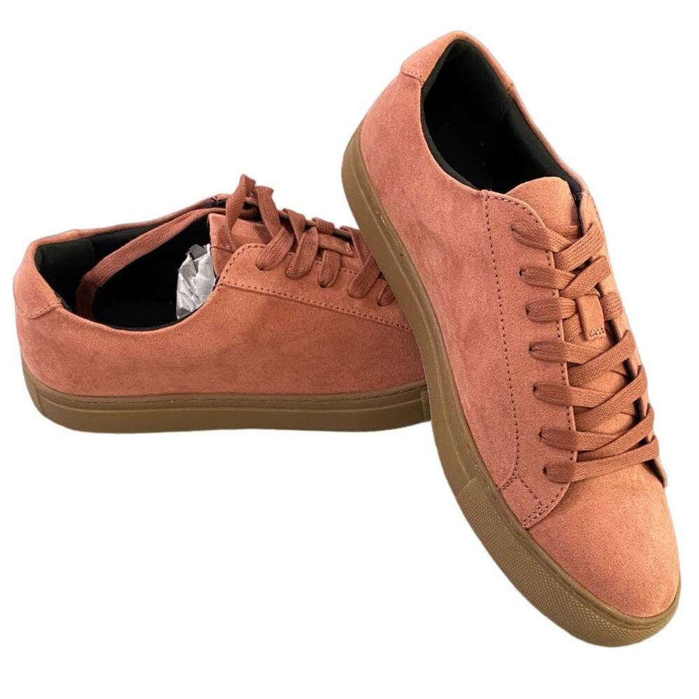 ALFANI Men's Grayson Suede Lace-Up Sneakers Size 9 Red